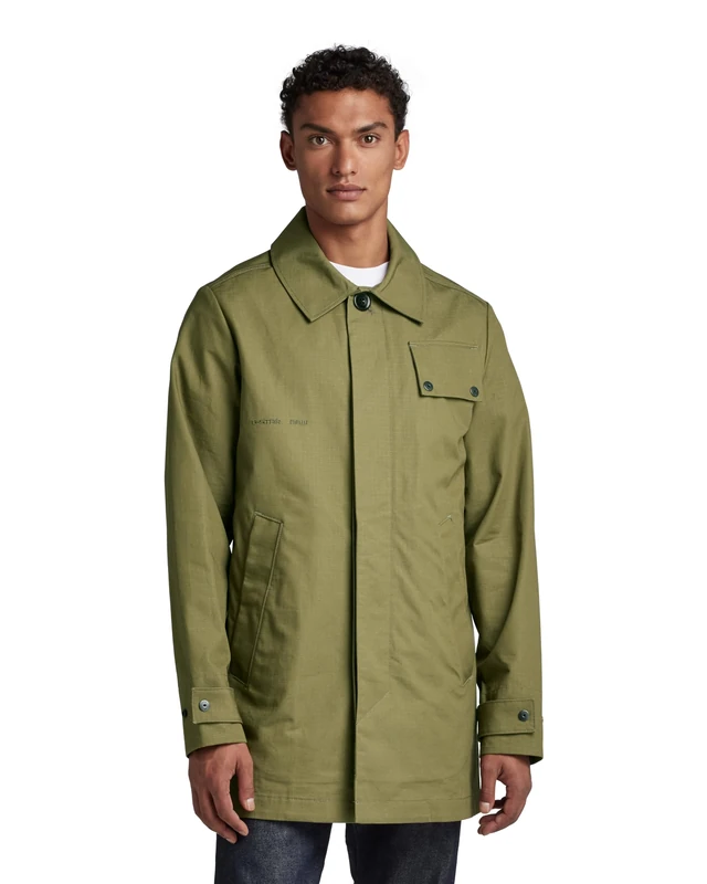 G-Star Men's Everyday Trench, Green (smoke olive D22897-D342-B212), L