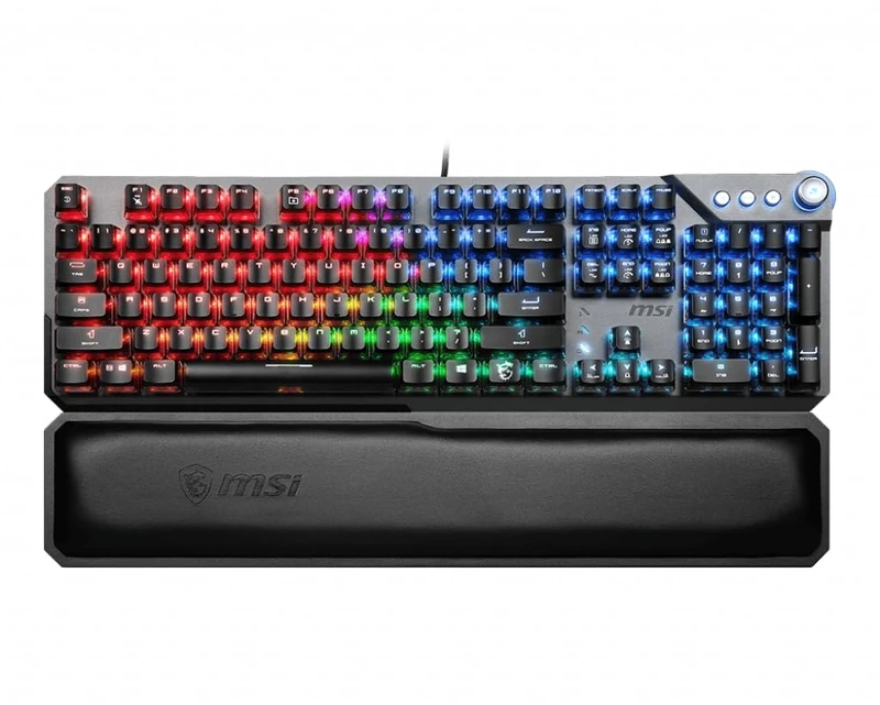 MSI VIGOR GK71 SONIC RED FR clavier USB QWERTY Français Noir