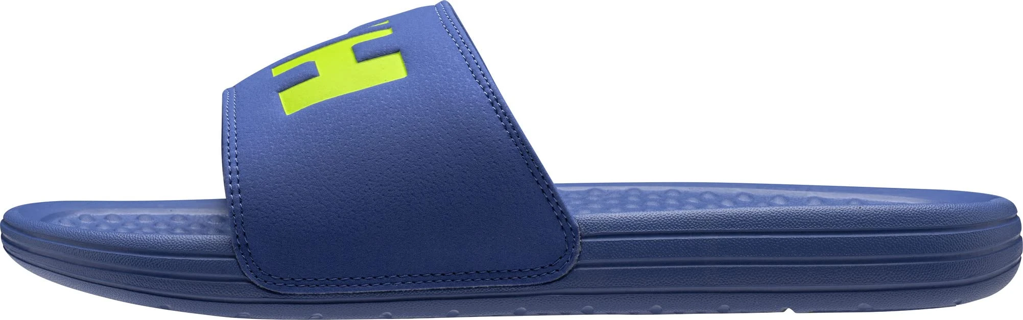 helly Hansen Men's Slide Sandal, Olympian Blue/Azid Lime, 9 UK