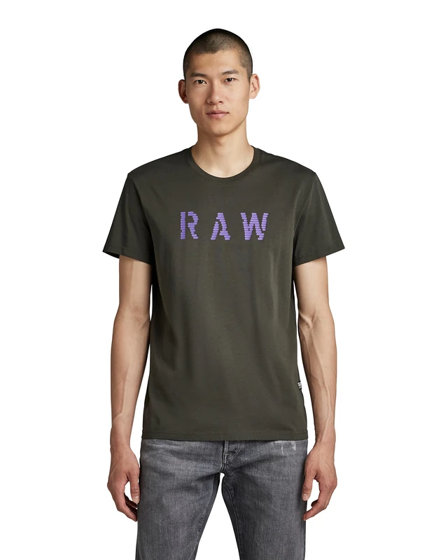 G-Star Men's Graphic 2 Pack T-Shirt, Multicolour (jolly green/asfalt D22777-336-D949), XS - Image 1