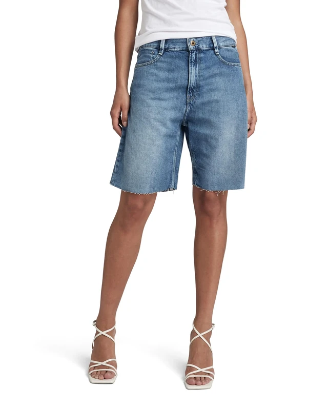G-Star Women's Type 89 Bermuda Shorts, Blue (faded waterfront D21434-D301-D895), 30