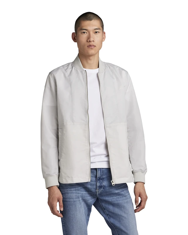 G-Star Men's 15 Degrees Overshirt, Grey (oyster mushroom D22938-C143-D607), XL