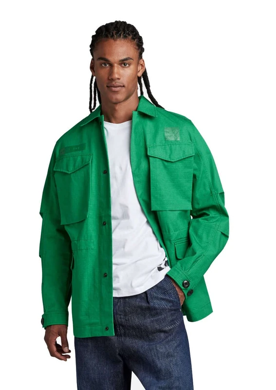 G-Star Men's E Core Unisex Field Jacket, Green (jolly green D22915-D342-D608), XXL