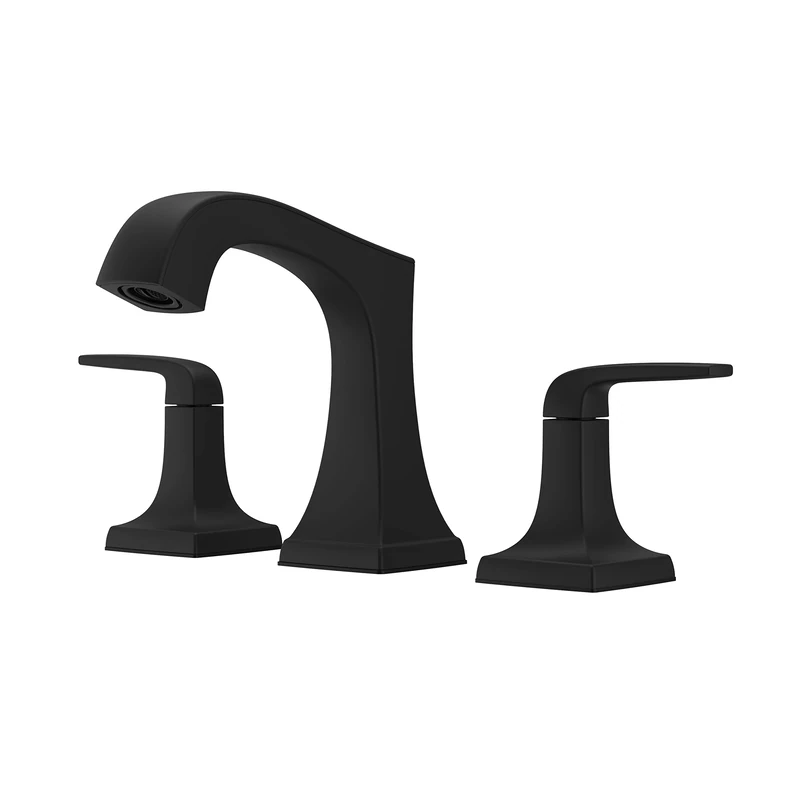 Pfister Bellance 2-Handle 8" Widespread Bathroom Faucet in Matte Black LF-049-BLLB