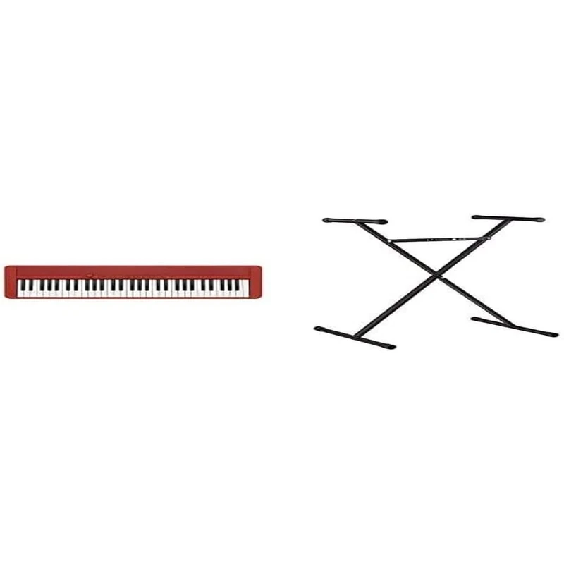 CT-S1RD Casiotone Piano-Keyboard and Casio ARST Keyboard Stand