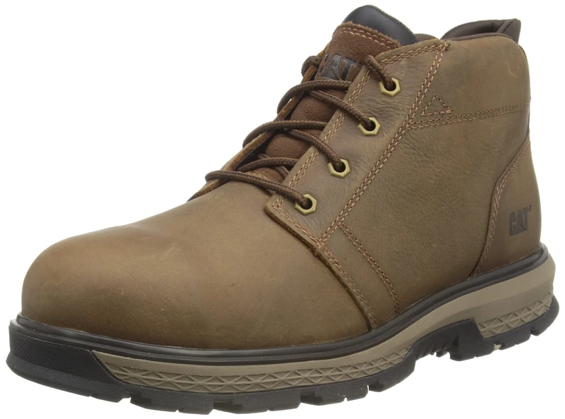 Caterpillar Male Exposition 4.5" Safety Boot, Brown, 8