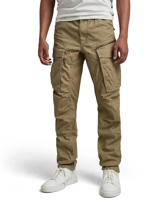 G-Star Men's Rovic Regular Tapered Pants, Green (smoke olive D02190-D387-B212), 27W / 30L