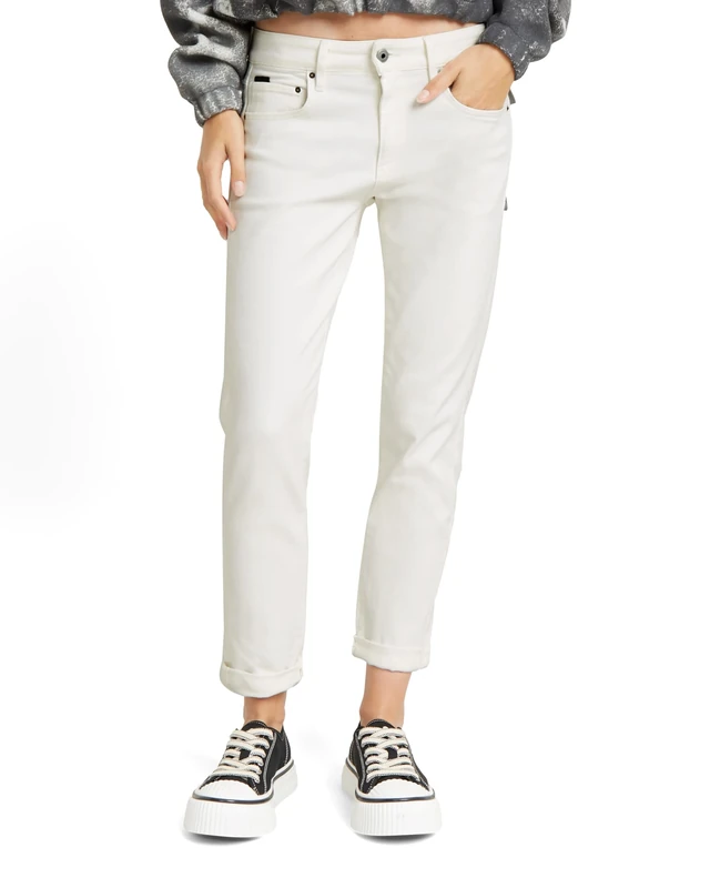 G-Star Women's Kate Boyfriend fit Jeans, White (white gd D15264-C301-G006), 32W / 34L