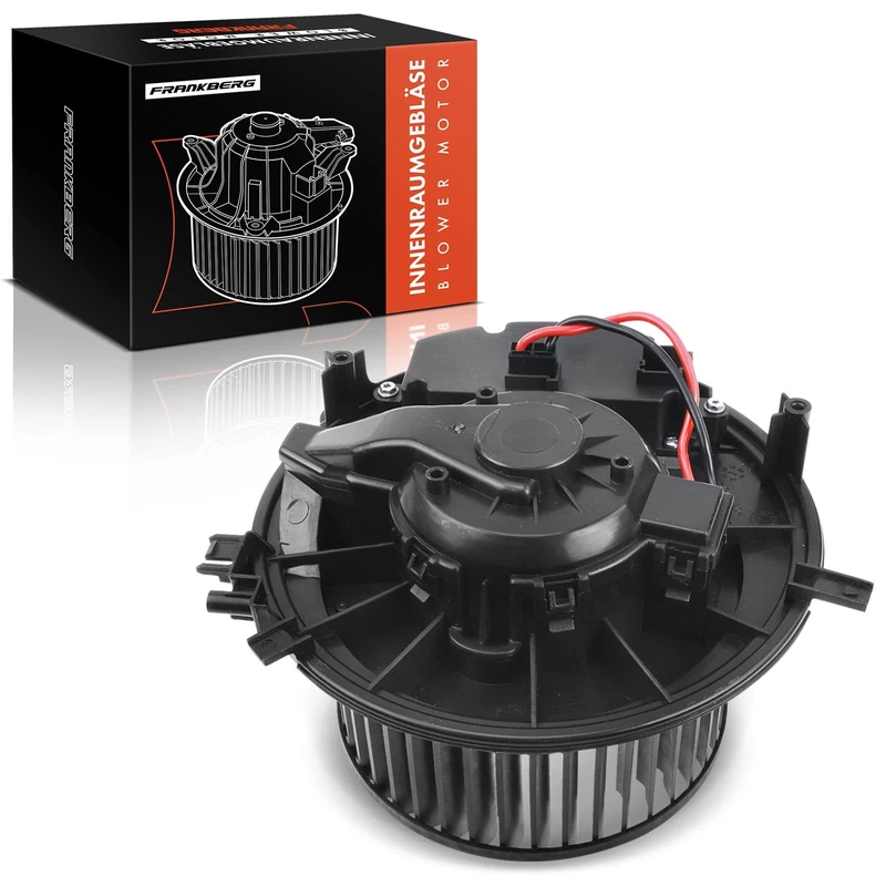 Frankberg Heater Blower Motor Fan Compatible with A3 8V1 8VK 2012-2020 Q2 GAB GAG 2016-Today Leon 5F1 2012-Today Golf VII 5G1 BE1 BE2 2012-Today