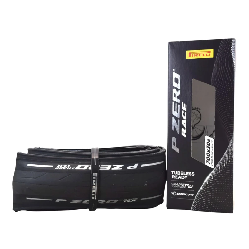 Pirelli P-Zero Race Folding Road Bike Tyre, Tubeless Ready TLR, 700 x 30c, Black, Única