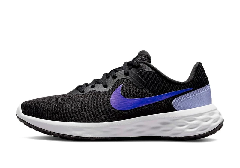 NIKE DC3729-007 Revolution 6 Next Nature Women Black/Lapis-Light Thistle-White UK 4.5