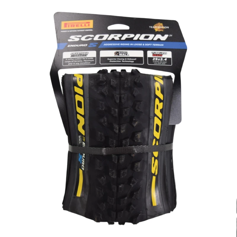 Pirelli Unisex - Adult Scorpion Enduro S Tyres, Yellow Label Hardwall, 29 x 2.4