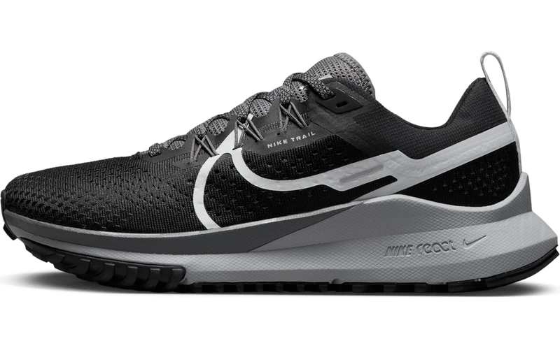 Nike DJ6159-001 Nike React Pegasus Trail 4 Sneaker Adult Black/Aura-Dark Grey-Wolf Grey 9