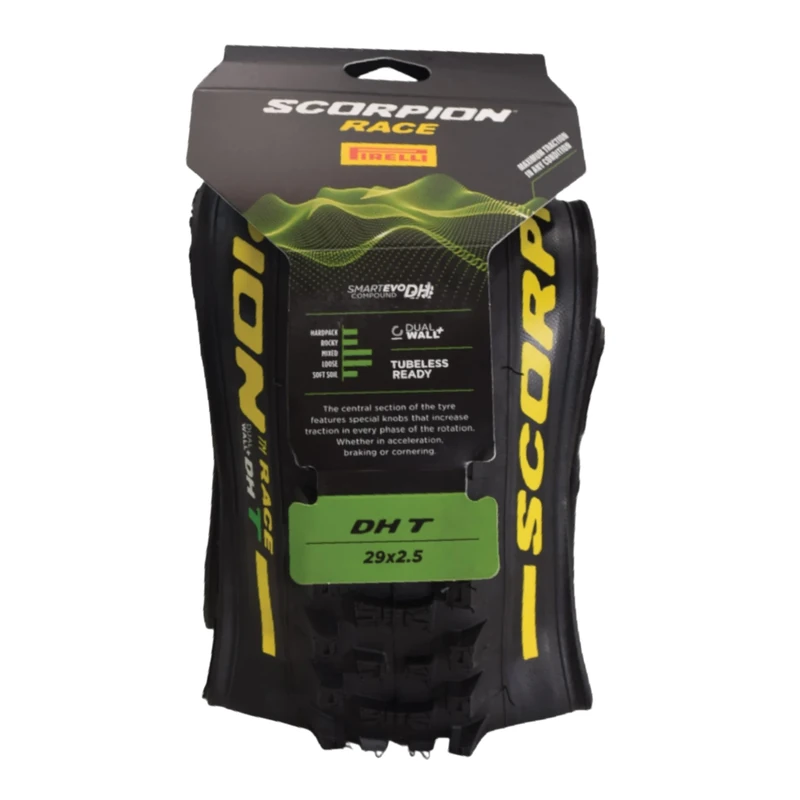 Pirelli Scorpion Race DH T Downhill Bike Tyre, 29 x 2.5, Black