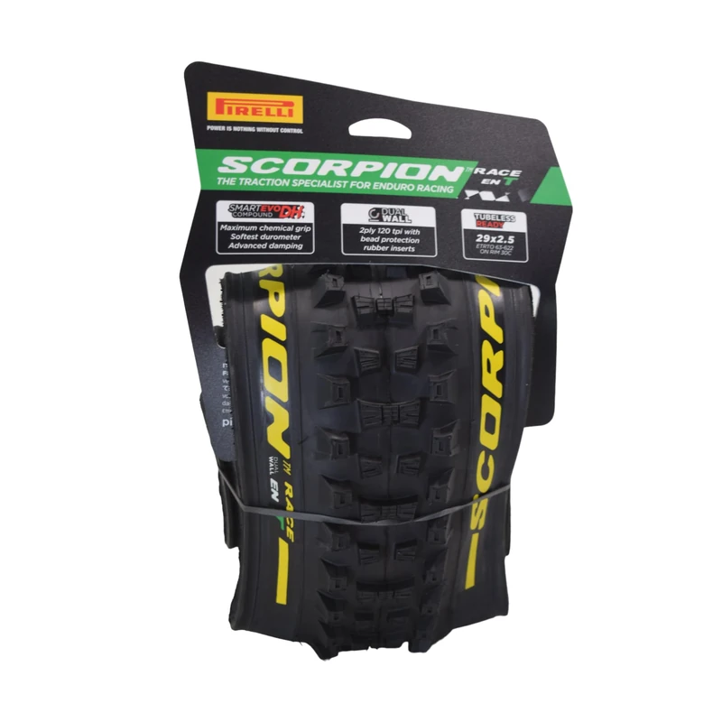 Pirelli Scorpion Race Enduro T Bike Tyre, 29 x 2.5, Black