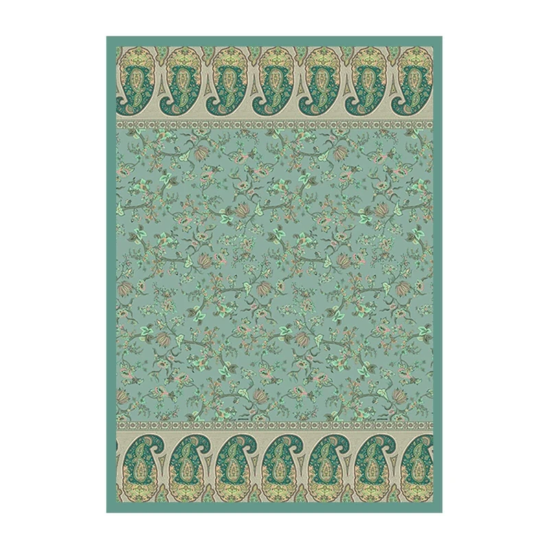 Bassetti Genova V1 9324123 Plaid Mako Satin Cotton 240 cm x 250 cm Green