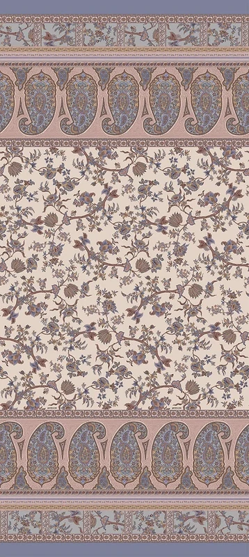 Bassetti Foulard Genova 41 9324022 Mako Satin Cotton 350 cm x 270 cm Beige