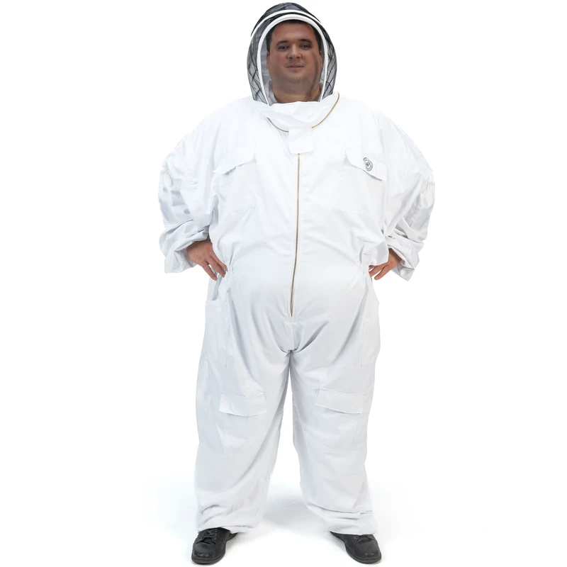 Humble Bee Big and Tall 411 Polycotton Beekeeping Suit With Fencing Veil