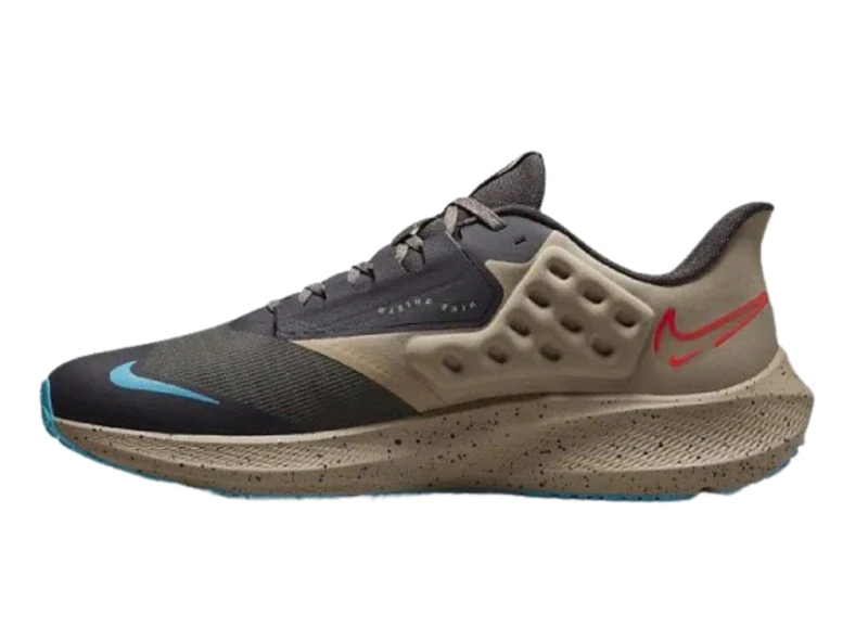 NIKE DO7625-200 Air Zoom Pegasus 39 Shield Men Medium ASH/Bright Crimson-Khaki UK 13