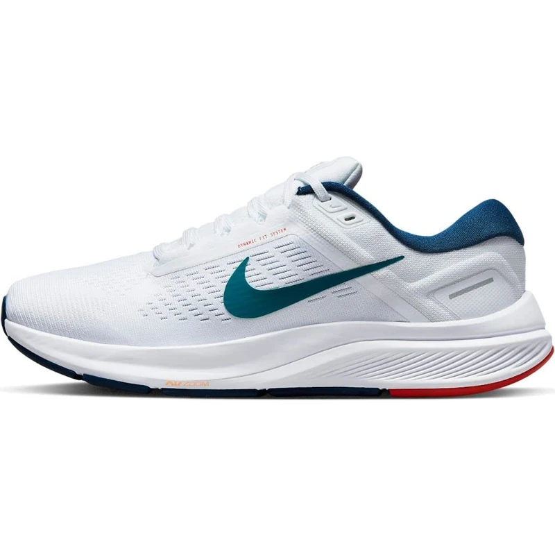 NIKE DA8535-102 Air Zoom Structure 24 Men White/Bright Spruce-Valerian Blue UK 9