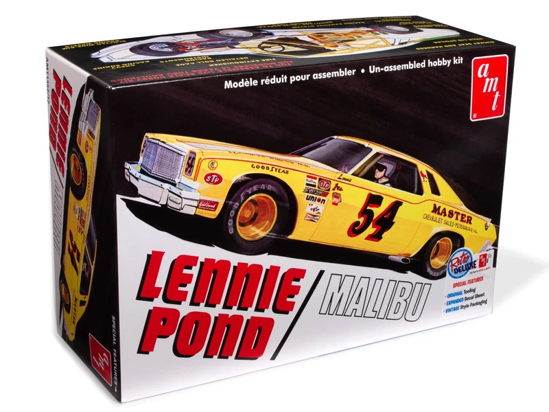 AMT - 1/25 Lennie Pond 1974 Chevy Malibu Stock Car - Plastic Model Kit