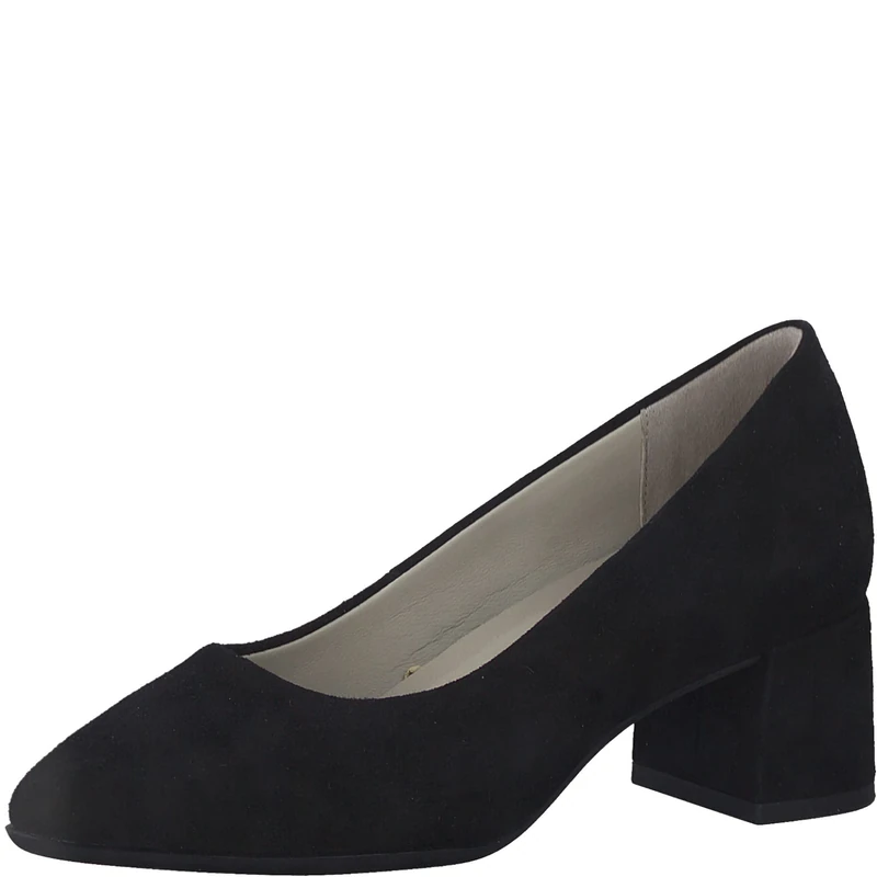 Tamaris Comfort Court Shoes 8-8-82300-20 Comfort Fit, Black (Black Suede), 4 UK - Image 1