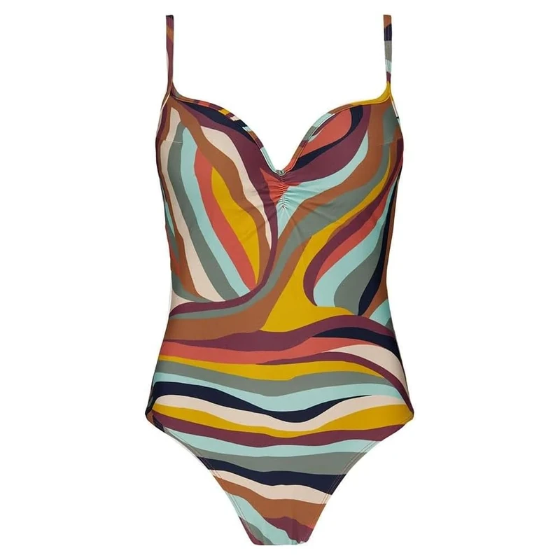 Barts Women's Varuna Sculpting One Piece Swimsuit, Multi, 8 - Image 1