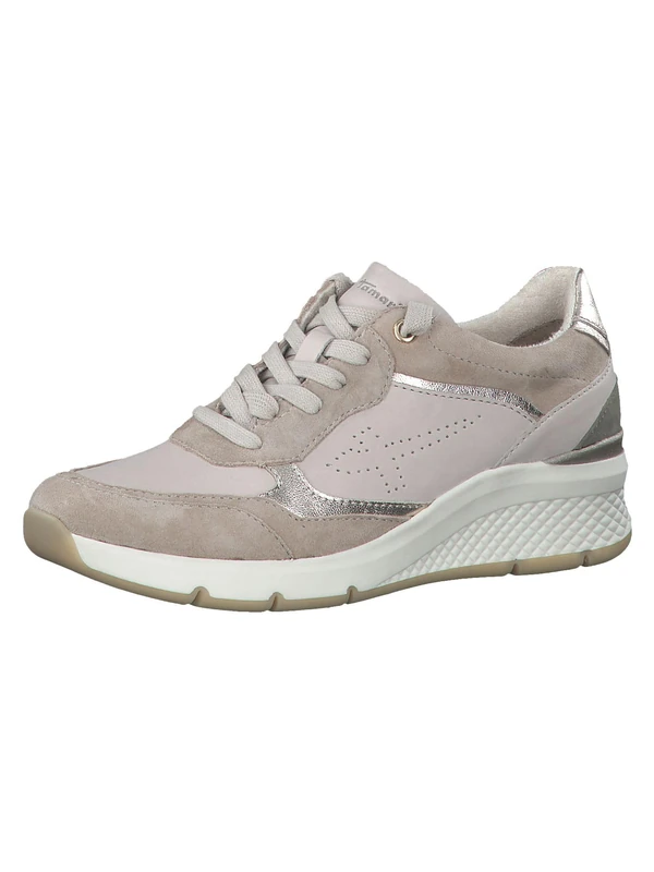 Tamaris Comfort Sneaker 8-8-83711-20 Comfort Fit, Beige Comb, 5 UK