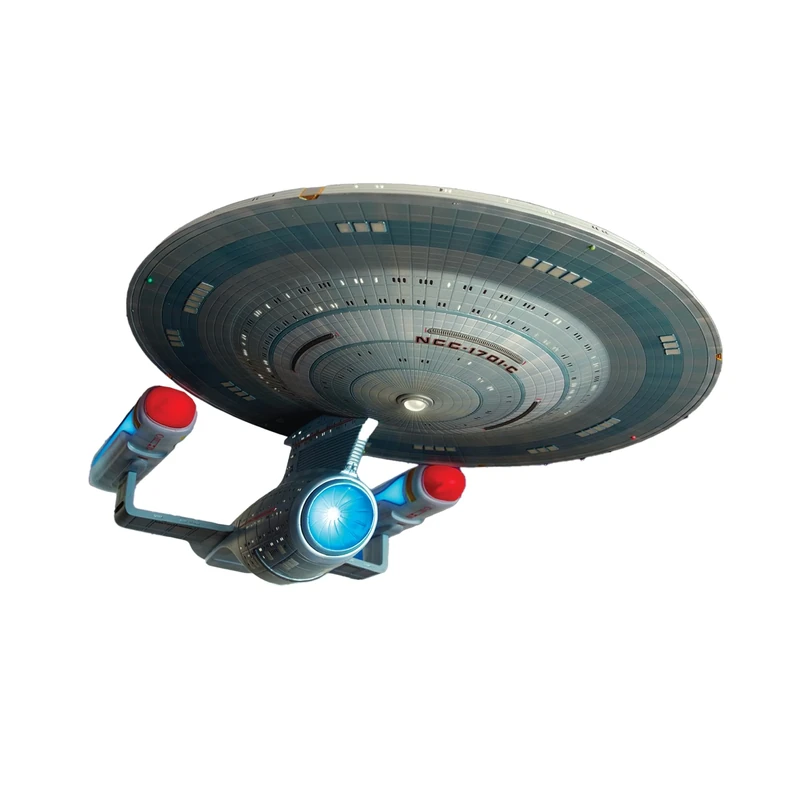 AMT AMT1332M/12 1:1400 Star Trek USS Enterprise NCC 1701 C Model Kit, Multi-Colour