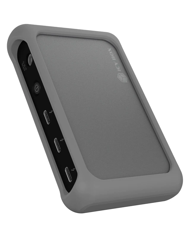 ICY BOX Thunderbolt 4 Dock/HUB (5-in-1), Docking Station with 2 Outputs (4k 60Hz), USB-C, USB 3.2 Gen 2, 85W Power Delivery, for Windows & MacBook Pro/Air and More, IB-HUB801-TB4