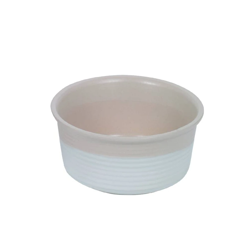 Nobby Neta Ceramic Bowl, White/Cream, Diameter 17 x 7.5 cm, 0.85 L, Pack of 1