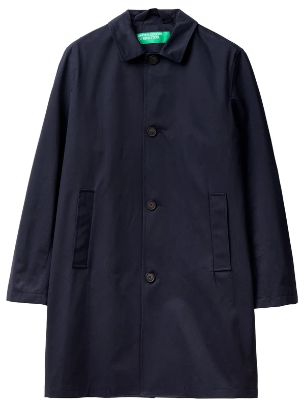 United Colors of Benetton Coat 2QTUUN026, Dark Blue 016, XL Man, Dark Blue 016, XL