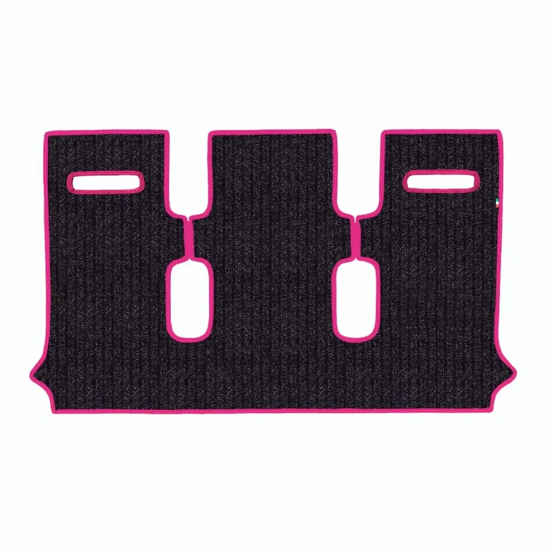 Floor Mat Set for Ford Transit Camper Mobilvetta Year of Manufacture 1990 to 1995 in Carpet Made in Italy Anthracite and Fuchsia