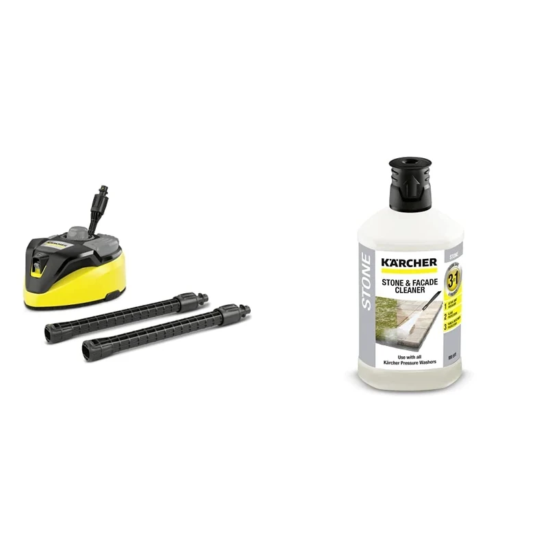 Kärcher 2.644-074.0 T7 Plus T-Racer Surface Cleaner & 62957650 3-in-1 Stone Plug and Clean - Black