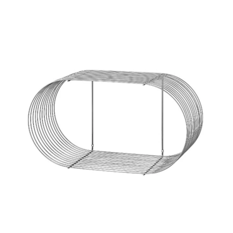 AYTM - CURVA shelf, 61 cm - Silver