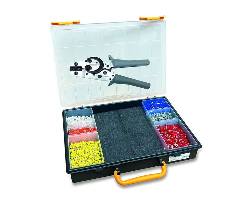 Weidmüller Crimp Set 485960 Crimping Tool with Ferrules and High-Quality Plastic Case