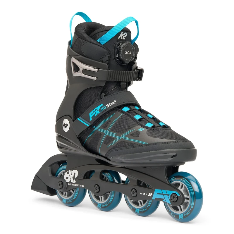K2 F.I.T. 80 BOA 30H0000.1.1.085 Men's Inline Skates Black/Blue