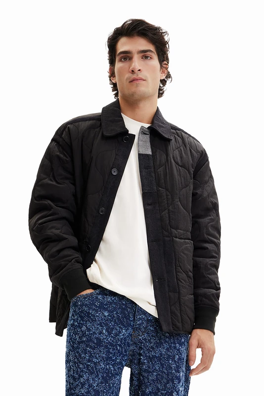 Desigual Men's CHAQ_Maverik, 2000, XL, Black, L