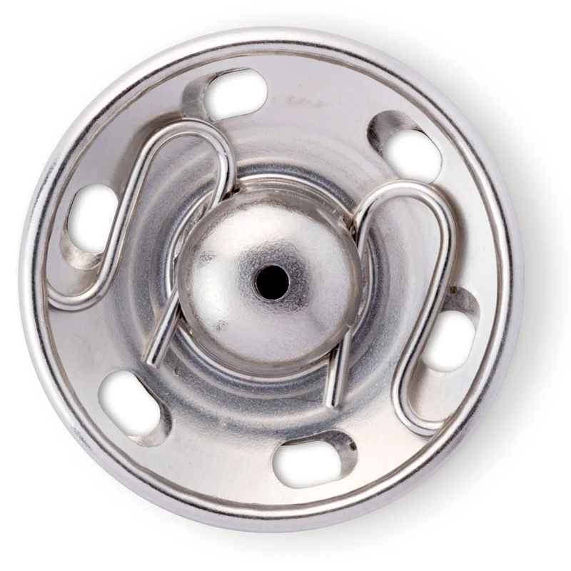 Prym 341517 Sew-On Press Studs MS 17 mm Black
