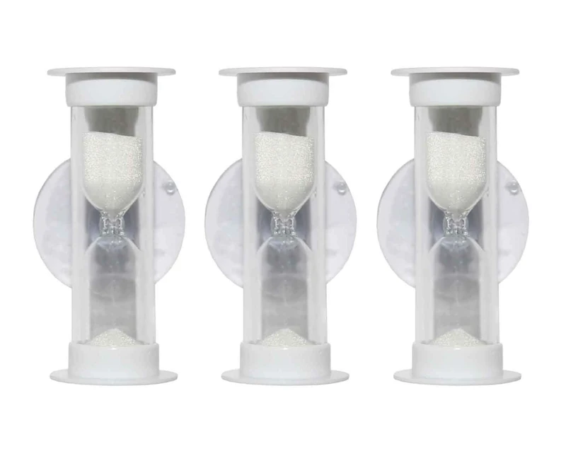 LOWENERGIE Shower Timer Eco Hot Water Energy Saving or tooth brushing coach, waterproof (3, 5 Minute White) - Image 1