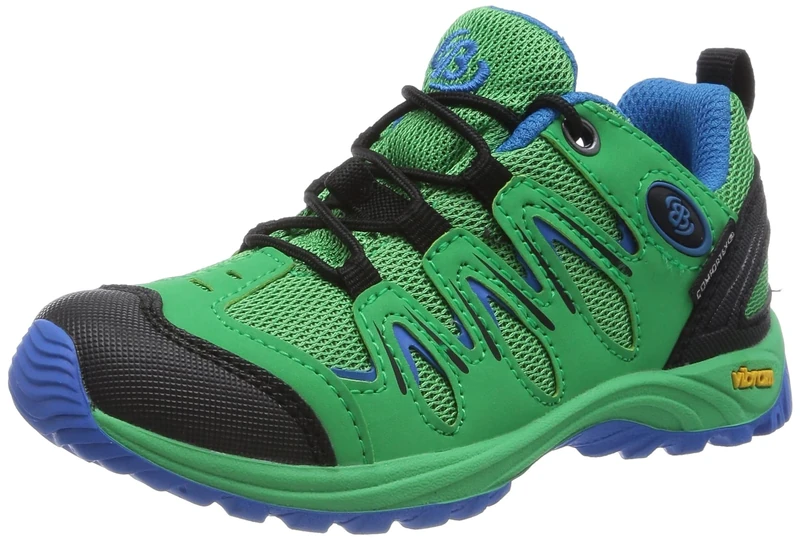 Brütting Unisex Children's Expedition Kids Trail Running Shoes, Green Blue Black, 12.5 UK Child - Image 1