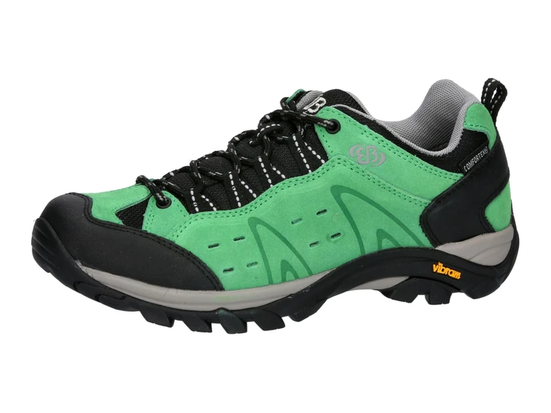 Brütting Unisex Mount Bona Low Trekking and Hiking Shoes, Green/Black, 8 UK