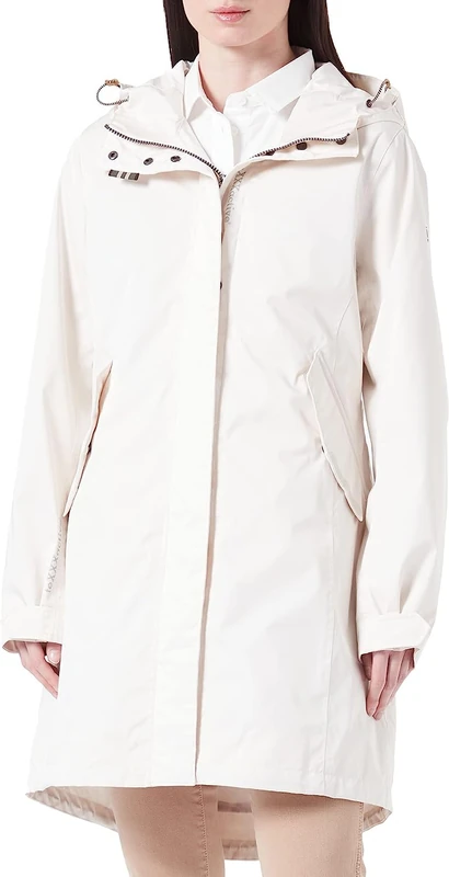 REPLAY Camel Active Womenswear Women's 310554/1F37 Coat, Pearl, 40, pearl