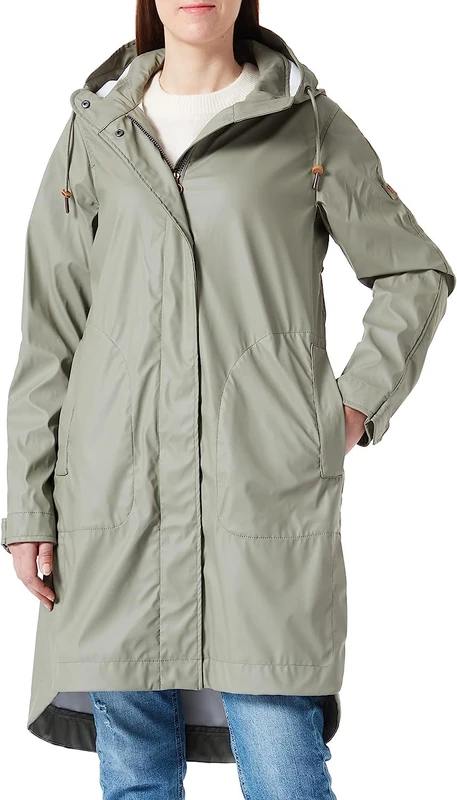 REPLAY Women's 310400/1f51 Coat, Sage, 44