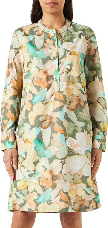 Camel Active Womenswear Women's 391330/1S62 Dress, Yellow, M, Yellow, M