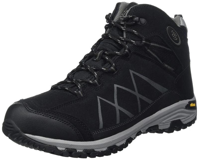 Brütting Unisex Kansas High Trail Running Shoes, black anthracite, 10.5 UK - Image 1