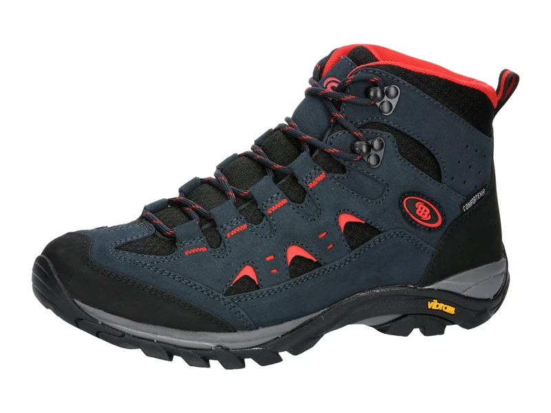 Brütting Unisex Mount Bear High Trail Running Shoe, Navy Red, 3.5 UK