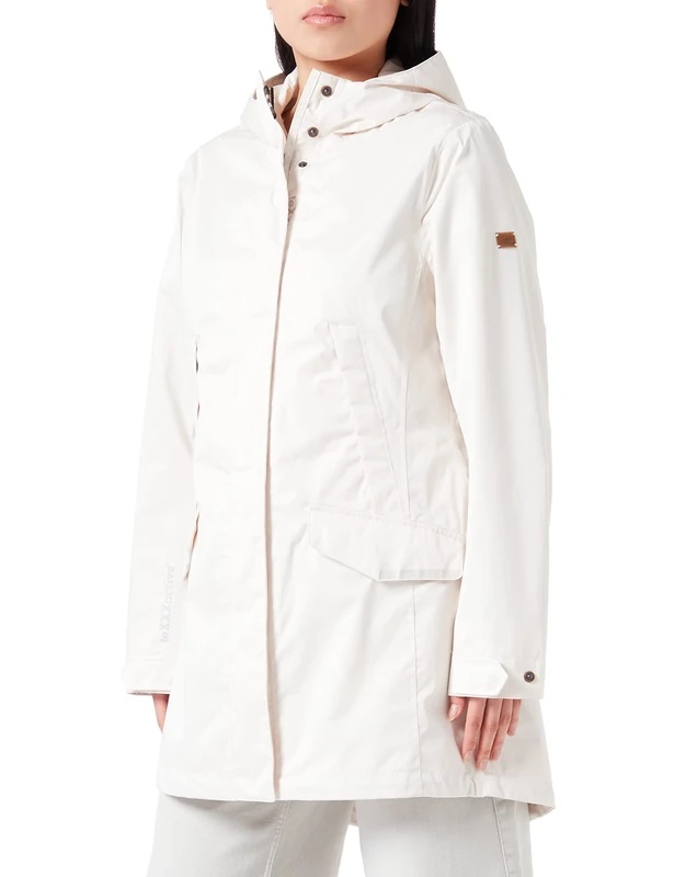 camel active Women's 310564/1f37 Coat, Pearl, 48