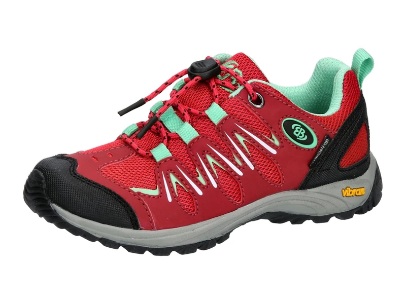 Brütting Unisex Children's Expedition Trail Running Shoes, Pink, Mint Green, White, 1.5 UK Child