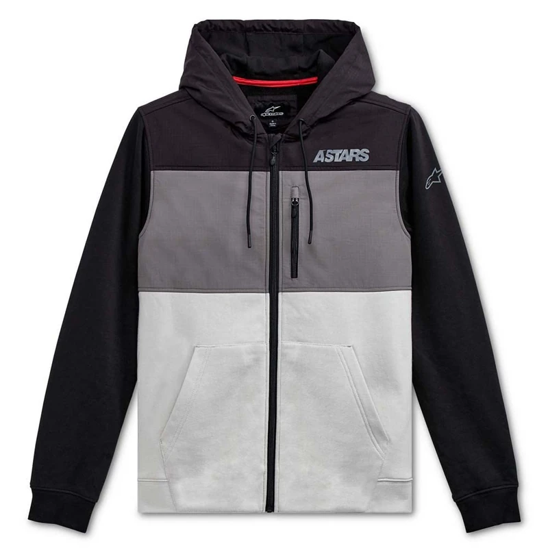 Alpinestars, Elevate Hybrid Fleece Jacket, Silver Black, Xl, Men's